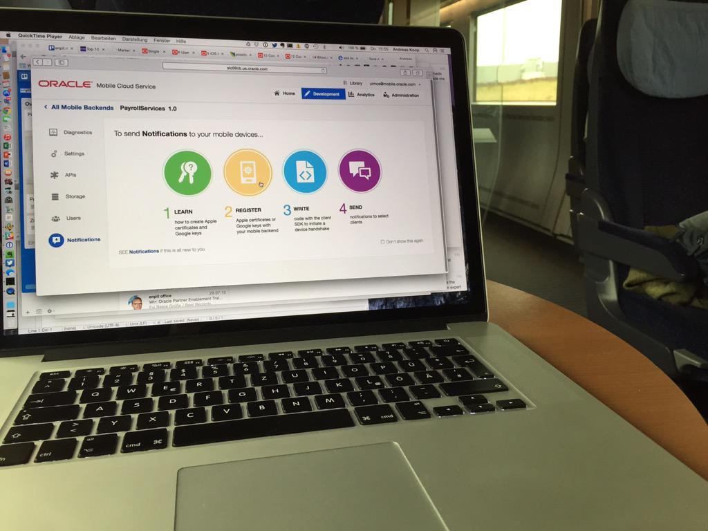 andreaskoop's tweet image. Learning #OracleMCS on the train! Great content by @chriscmuir @OracleMobile . Greetings to lisbon #ofmsummercamps