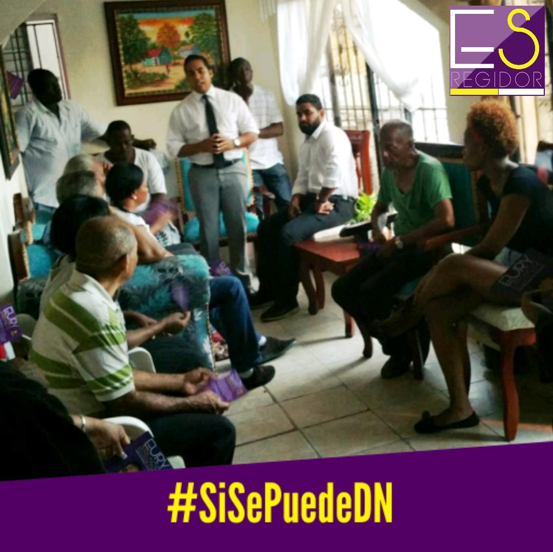 EurySiriaco's tweet photo. Actividad de integración de nuevos miembros al equipo en el sector KM8. Seguimos uniendo fuerzas #SiSePuedeDN http://t.co/AD0bpACVnc