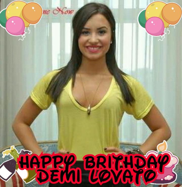 Happy Birthday Demi Lovato hope that the Super passes well and God bless you with affection one fans 