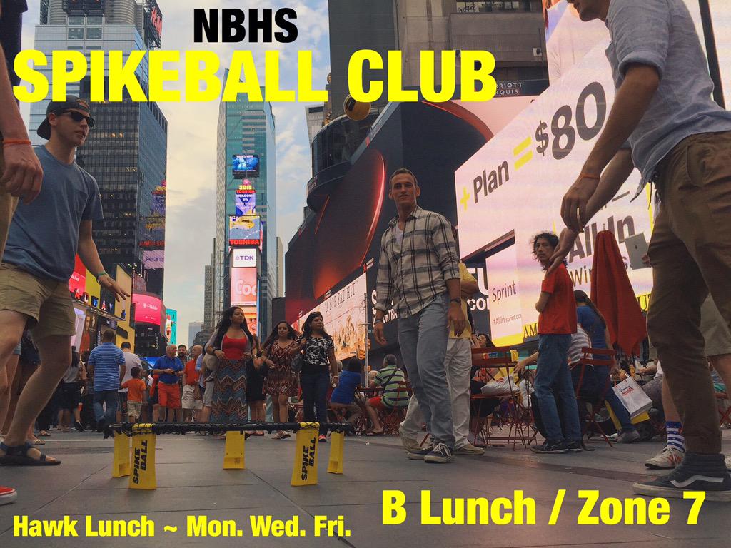 If you're currently sitting in Smart Lunch bored… TOMORROW- Bring your Eno out &amp; come play some Spikeball in Zone 7.