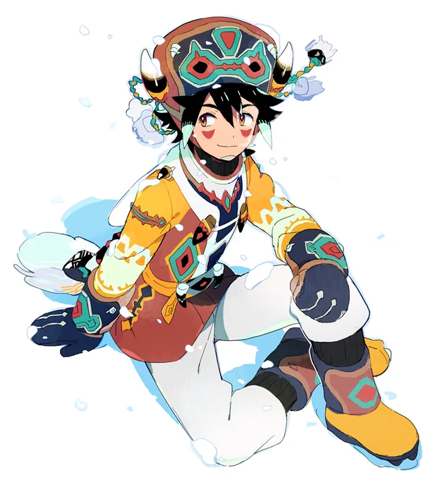 雪の少年 