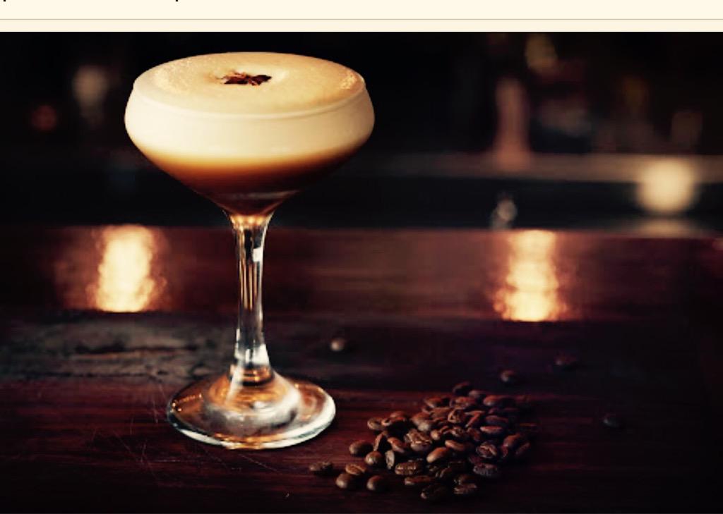 Recently discovered Espresso Martini's. #Alcohol plus #Caffeine. Perfect cocktail. Can it get any better?