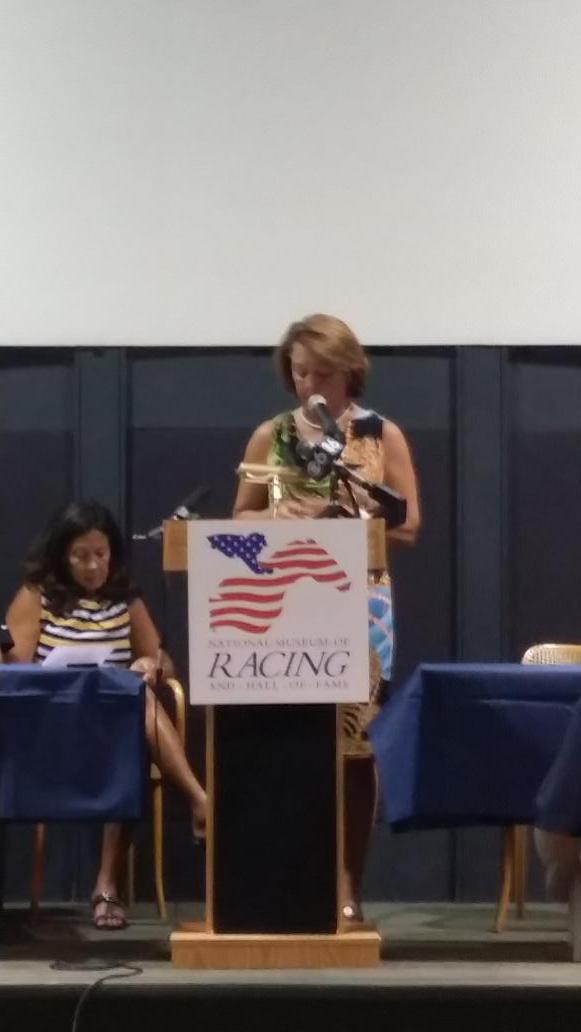 trfinc's tweet photo. Mayor Joanne Yep Sen announces Racehorse Aftercare Charities of Saratoga a coalition of ex-racehorse charities. http://t.co/EUCXsqKczB