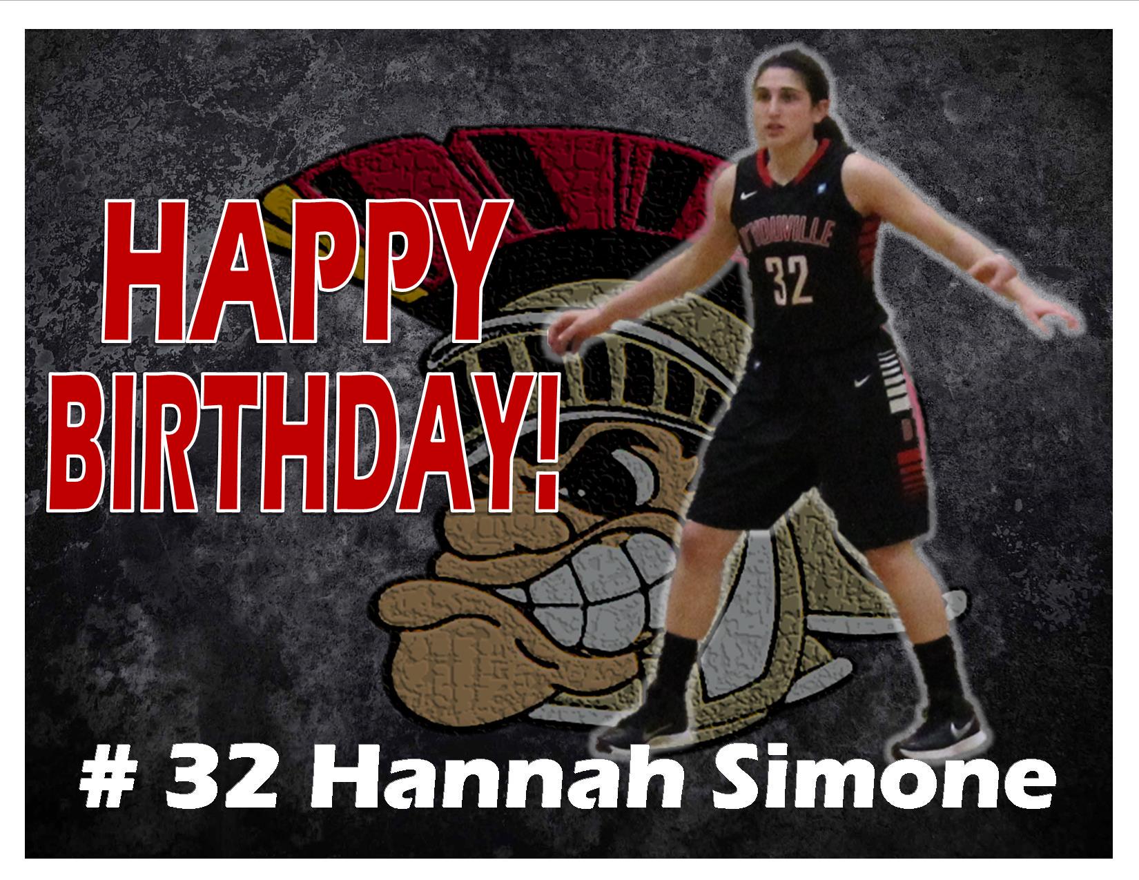 Happy Birthday S/O to Sophomore guard Hannah Simone!   