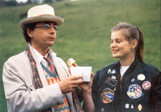 Happy Birthday to my favourite Doctor & favourite companion, aka Sylvester McCoy & Sophie Aldred.  