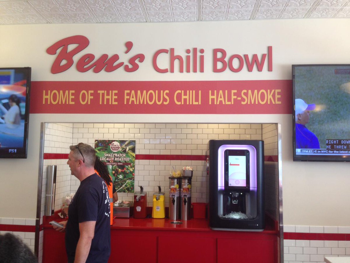 Ben's Chili Bowl's <a href="/Reagan_Airport/">Reagan Airport</a> location is the ONLY restaurant in the DMV to have a <a href="/pepsispire/">Pepsi Spire</a> machine!
