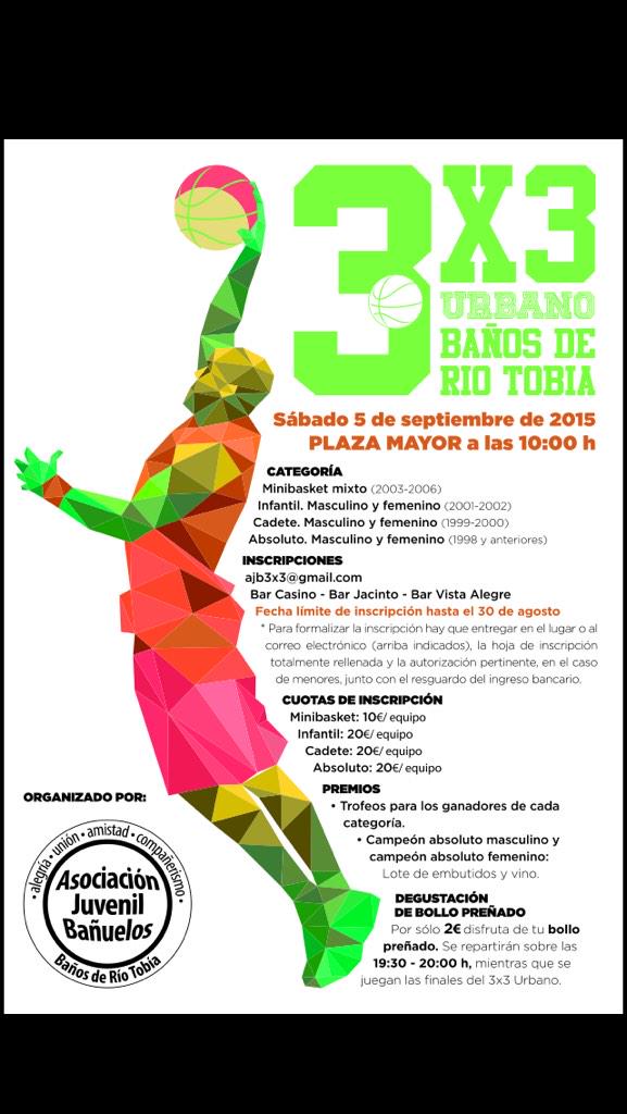 AJ_Banuelos's tweet photo. EL EVENTO DEPORTIVO MÁS ESPERADO!!🏀🏀INSCRIPCIONES ABIERTAS!!!OS ESPERAMOS! http://t.co/YmTMEcD8ya