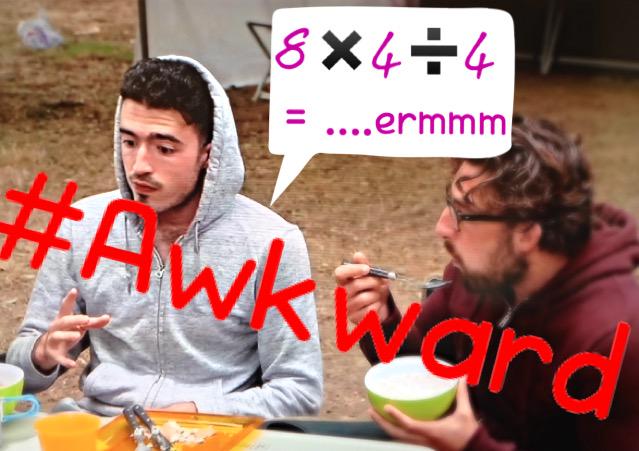 LadyGaydar's tweet image. #hellocampers #awkward 😂