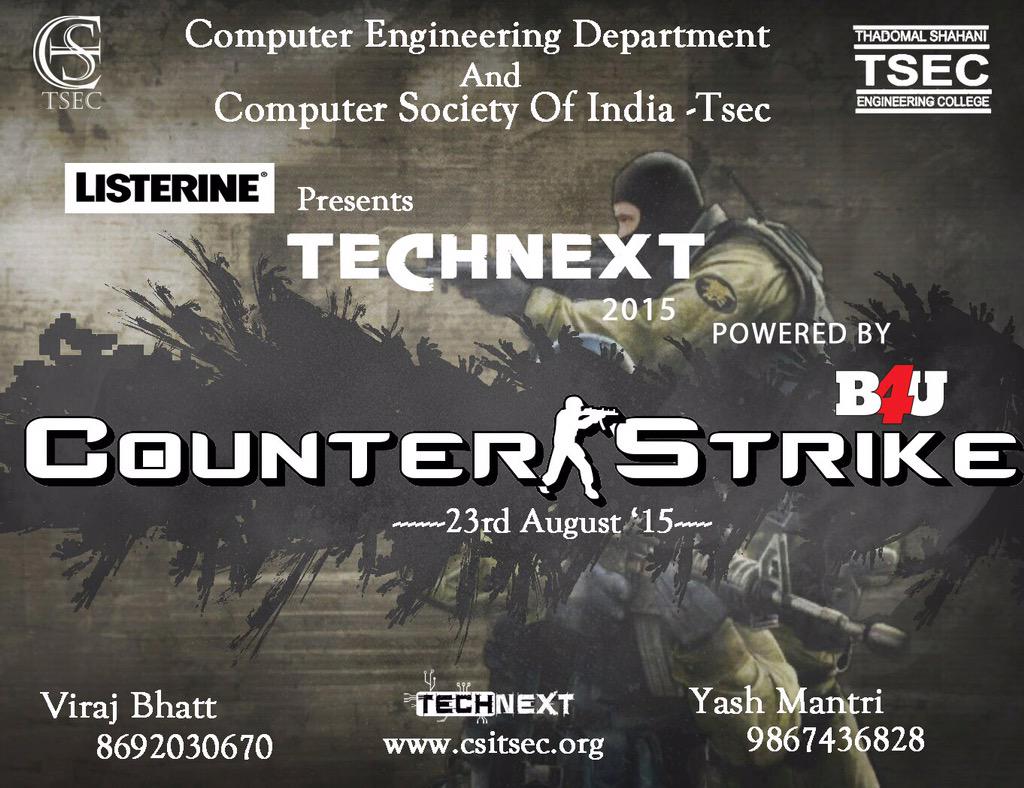 csi_tsec's tweet photo. Counter or Strike, but get the points!
Amazing rewards in store. 
#Technext15 #BeThere http://t.co/ifQaeqBcnQ