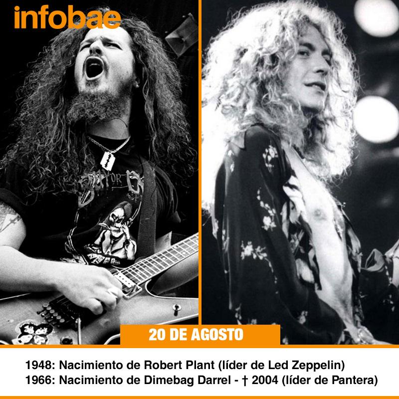 \" Happy Birthday Robert Plant (1948) & remembering Dimebag Darrell (1966 - 2004), an august the 20th 
