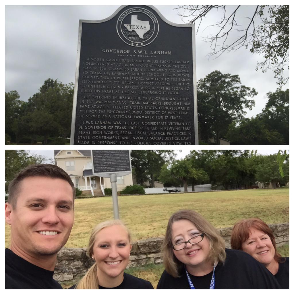 QBCoachBeaty's tweet photo. Texas Historical Commision... Governor S.W.T. Lanham. #RooPride #Do1Thing http://t.co/yqppaZnLev