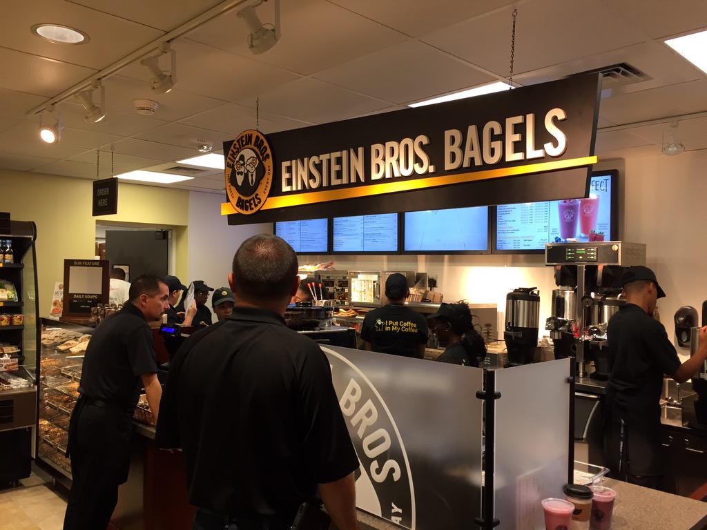 fulkers82's tweet photo. New at Danieley Center #Elon Einstein Bros. Bagels. #elondining #elon19 http://t.co/FprL5DOjmj