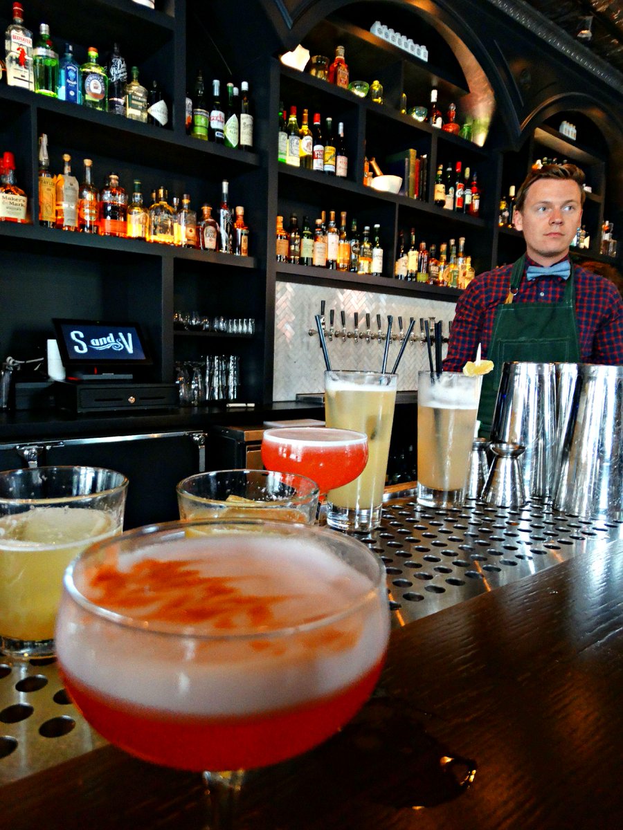 hipgreenscene's tweet photo. They're perfecting your next libation @sundryandvice. #OTR #Cincinnati #SundryandVice #boozyfloat #craftcocktail http://t.co/yooTEdward