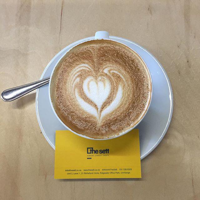 freelance_new's tweet photo. Back in my old hood @workatthesett #cowork #coworkingSA #cappuccino #durban #girlboss #entrepreneur 😊 by .@laurenwal… http://t.co/gVwuhEvRA8