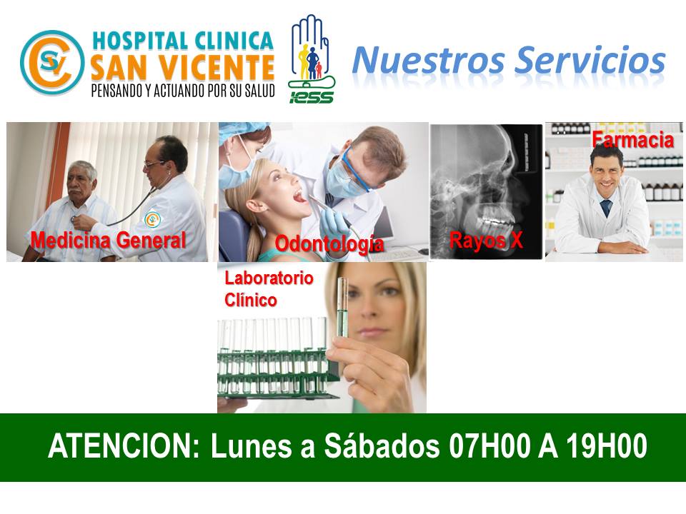 Clinica San Vicente On Twitter Para Los Afiliados Del Iess Que