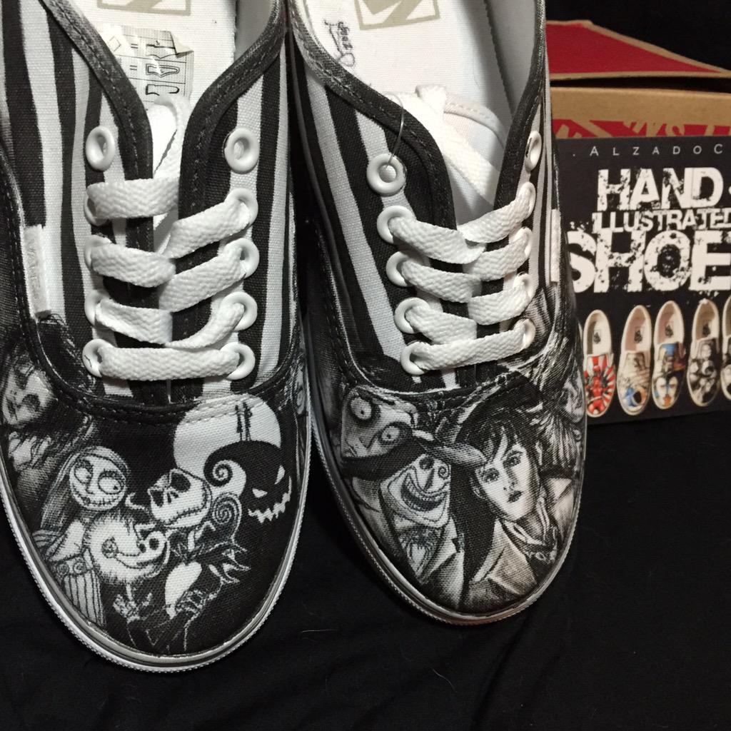 tim burton shoes vans