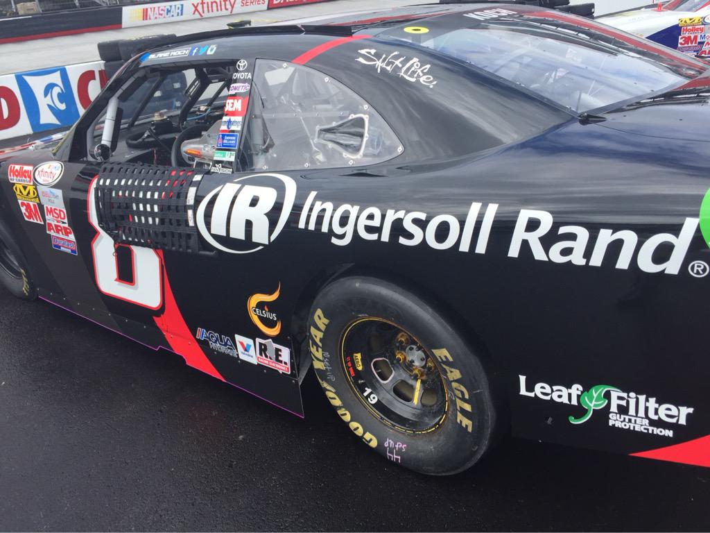 LFRacingTeam's tweet photo. . @BlakeKochRacing's No. 8 @IRProducts Camry is unloaded at @BMSupdates! Tech Day is officially underway! http://t.co/ew6G5ZbYaO