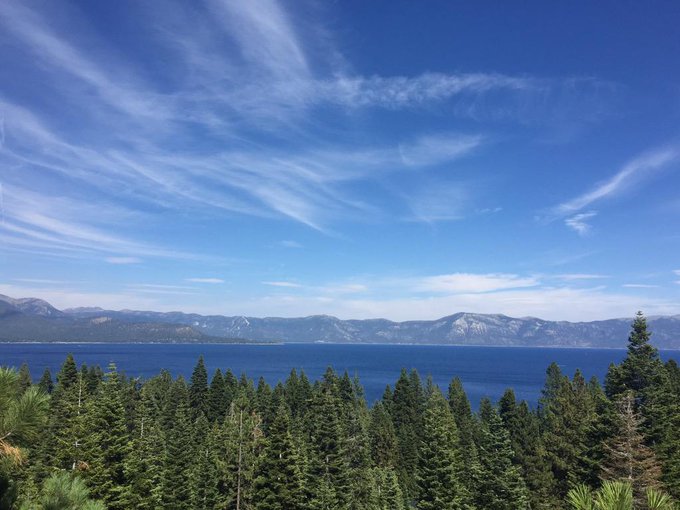 Turning the wifi off &amp; enjoying the peace &amp; serenity of nature at Lake Tahoe with the fam for a few days