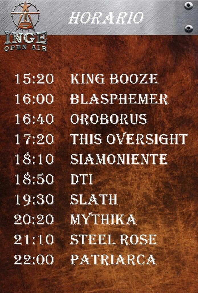 Este es el horario para mañana!