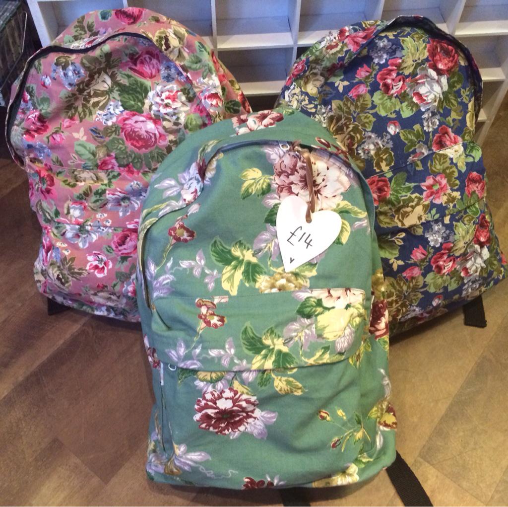 Fab cotton backpacks just £14