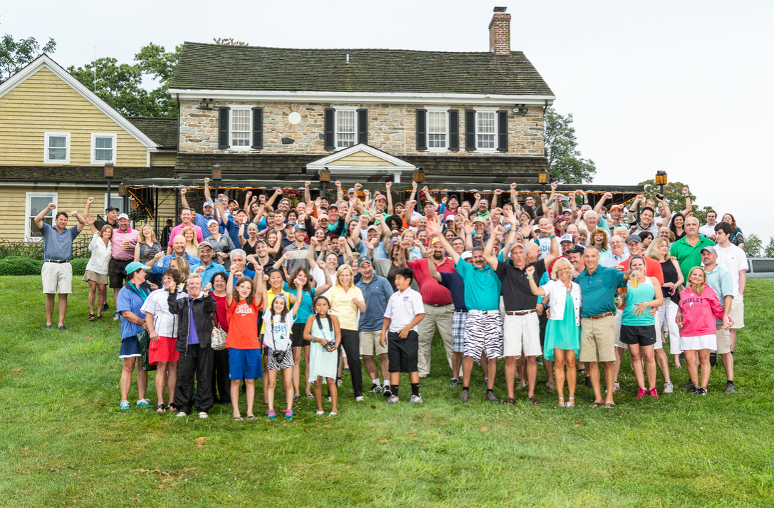 Teal Zebra group pic! Happy to participate for a good cause. (Can you spot us?)