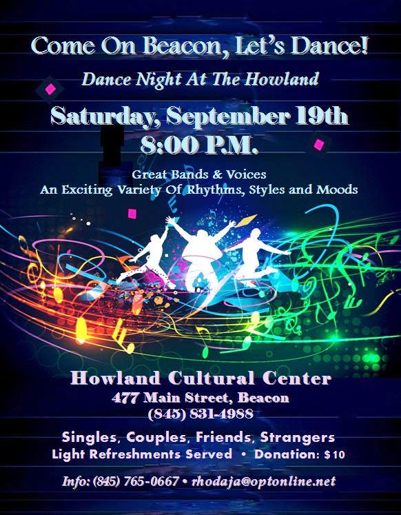 Come On Beacon, Let's Dance! - Dance Night  <a href="/HowlandCC/">Howland Center</a> tickets: bpt.me/2189041 9/19/15 - @ 8 PM please r/t