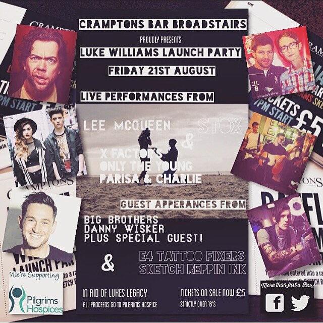 WilliamsWeekend's tweet photo. See @OTYOfficial @dannywisk @sketchreppinink at @CRAMPTONSBAR tomorrow night for the Williams Weekender Launch Party! http://t.co/7JWG3kCwgU