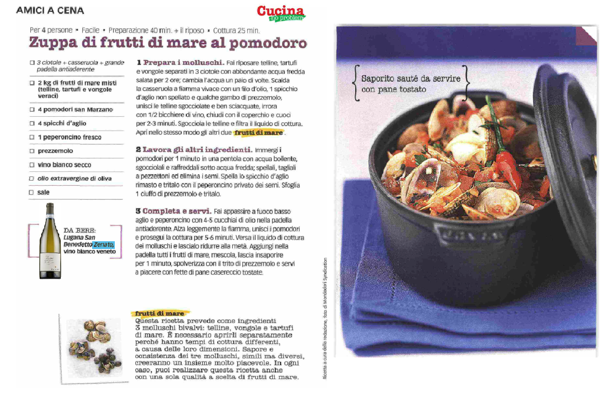 nadiazenato's tweet photo. Grazie a #Cucinanoproblem per questa Zuppa di frutti di mare al pomodoro in abbinamento con i#LuganaSanBenedetto http://t.co/9AfCi2SGnh
