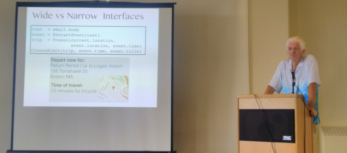 notconfusing's tweet image. Googles &apos;wide or narrow&apos; interface problem. Knows to return car, but gives direction by bicycle. #opensym