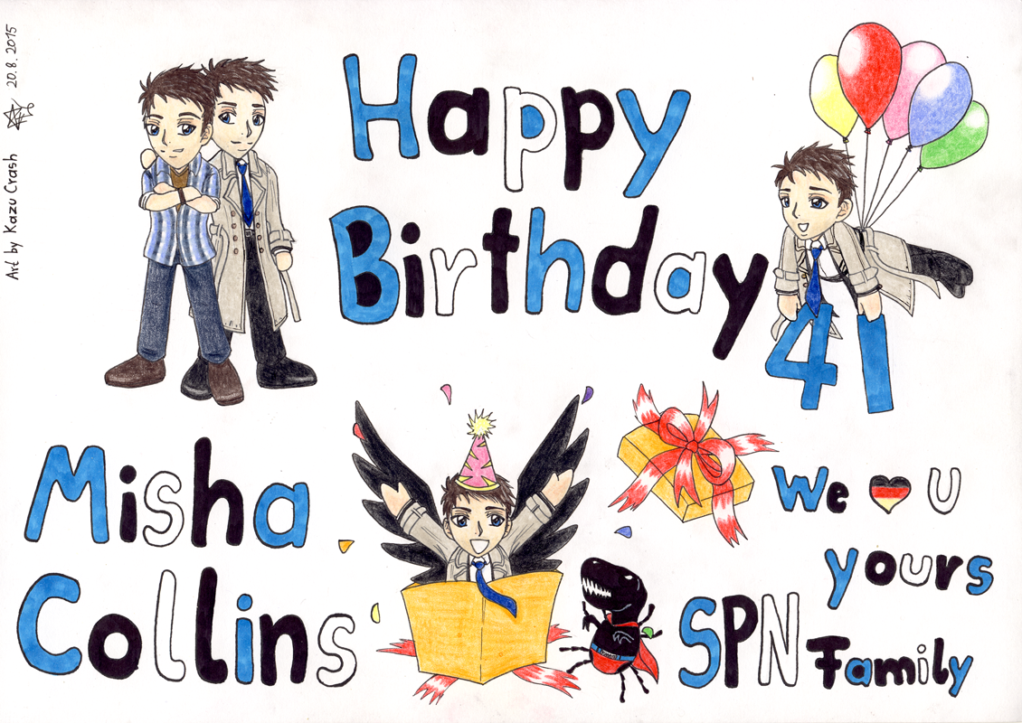 Happy Birthday to our favourite angel Misha Collins <3 