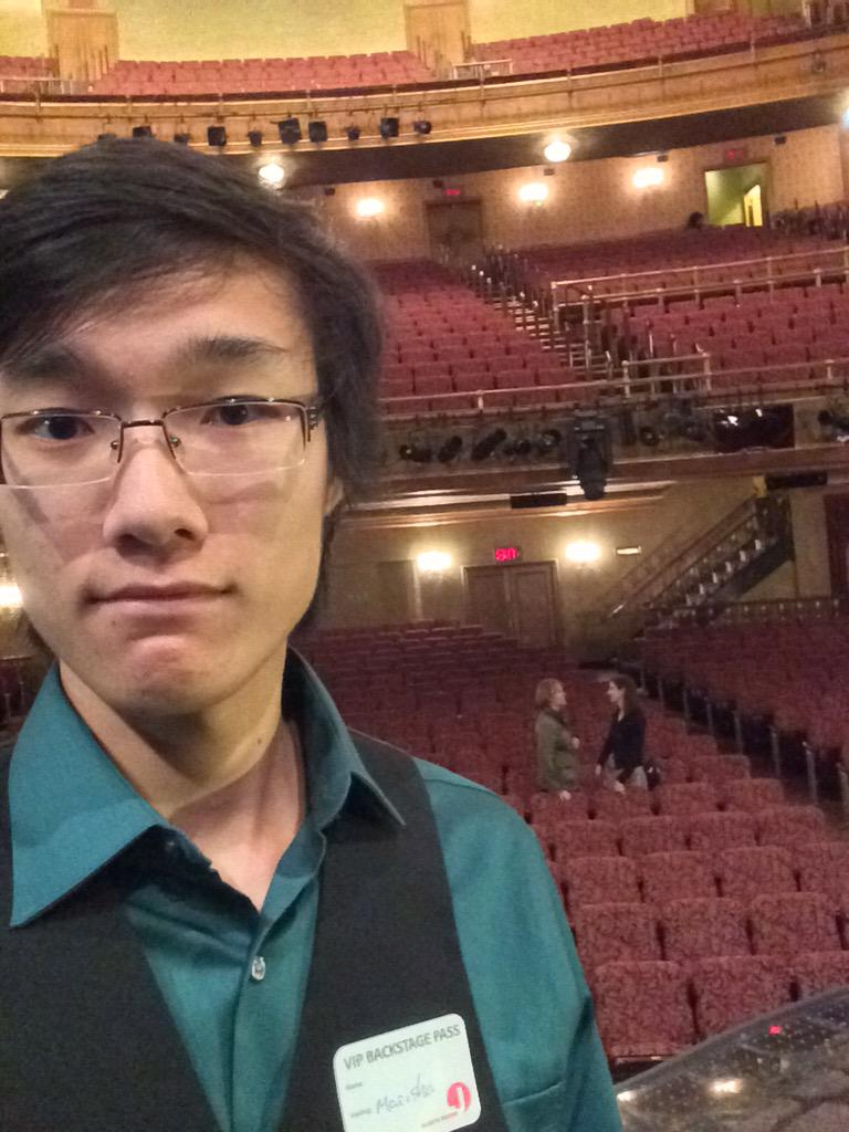 Waythestudly's tweet photo. @broadwaycom Something Rotten at St. James Theatre. Most fun I've had in my life! http://t.co/BQFyA5MaOT