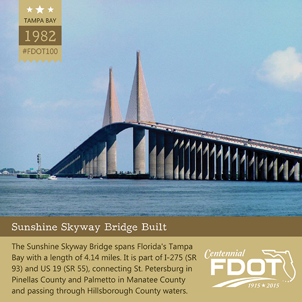 Hillsborough County - The Sunshine Skyway Bridge is in Hillsborough County?