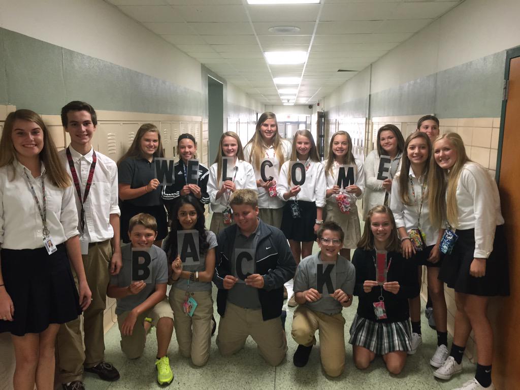 To quote Mr. Schmidt..."the energy and enthusiasm has be great on this #OKFirstDay" @griffinsclass97 #SuccessTPS