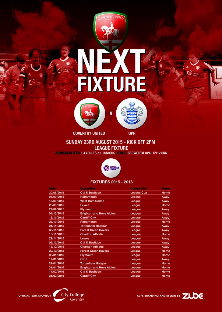 CULFC Fixtures