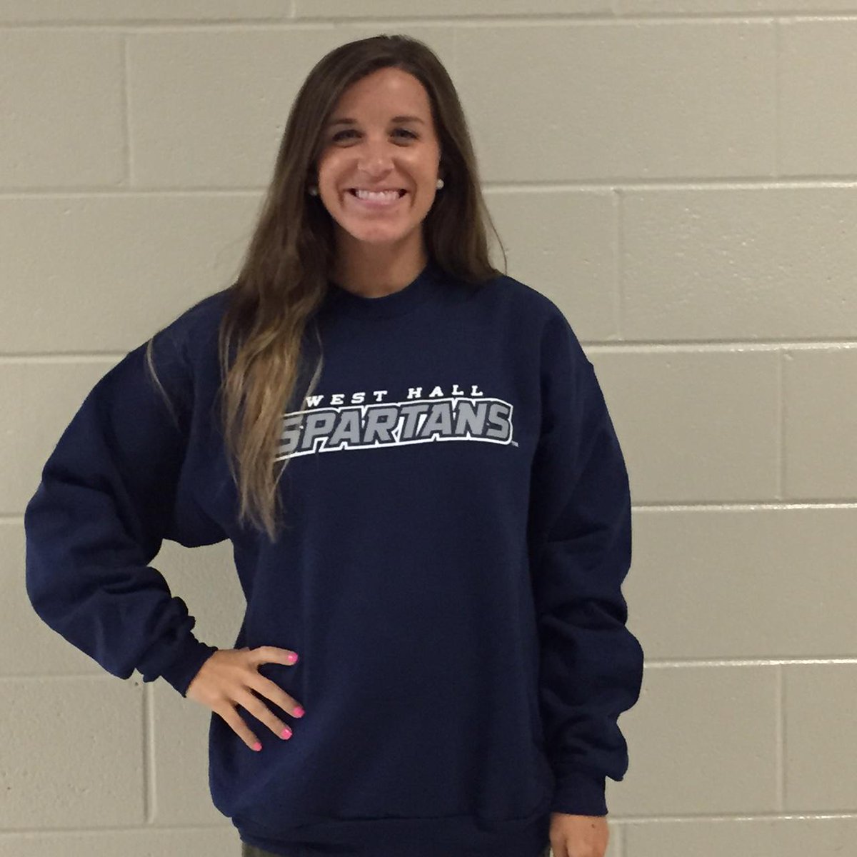 SpartanPrint's tweet photo. West Hall Spartans Sweatshirt is now available in the Spartan Print Shop for $15. http://t.co/97TmvcnFgu