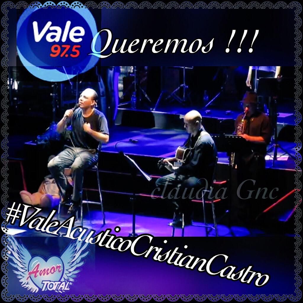 claudiaGNC's tweet photo. @Vale975 #Queremos #Queremos #Queremos #todasSusFans #Quermos #ValeAcusticoCristianCastro @amortotal #Queremos 🎶🎶🎶 http://t.co/RlnmXECHD1