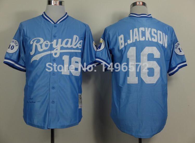 thread_zilla's tweet image. You Know What Time It Is.....Time For Jersey Of The Day! A Classic BO Jackson (Bo Knows) Royals Jersey.  Blue &amp;amp; White