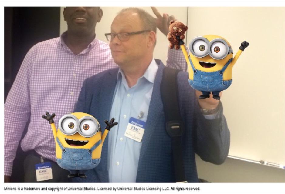 KamranNBCU's tweet photo. Minions of #sapweek http://t.co/uijmKIQWNG