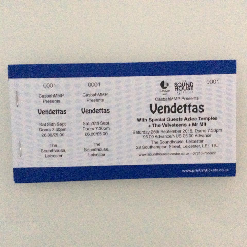 casbah59's tweet photo. . Saturday 26th September https://t.co/hjfSngY1ea #Soundhouse #Leicester #Vendettas #AztecTemples #TheVelveteens #Wow http://t.co/7Nwac64UNZ