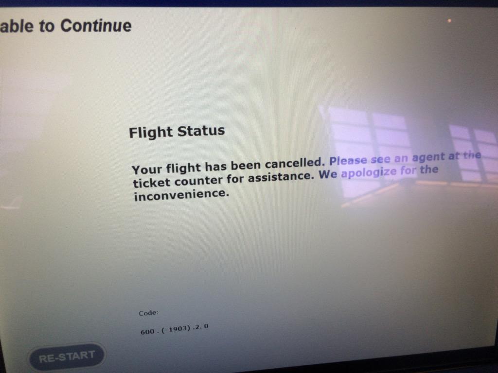 @USAirways really?? Cancelled flights the only two times I've ever flown. @AmericanAir operate your own flight!