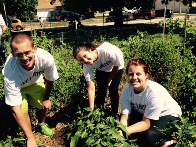 MSU_CJS's tweet photo. CJS had a great afternoon volunteering at the Harbor House by helping in the garden and serving lunch! http://t.co/UL6Hmfx6EL