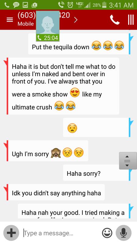 SLUT_REPOSTS's tweet photo. @Lainerxxx EVERYONE THIS IS ELAINA JOHNSON FROM SALEM NH!! THESE ARE HER CONVERSATIONS WITH AN ANONYMOUS MAN. http://t.co/r2bK6qVzSt