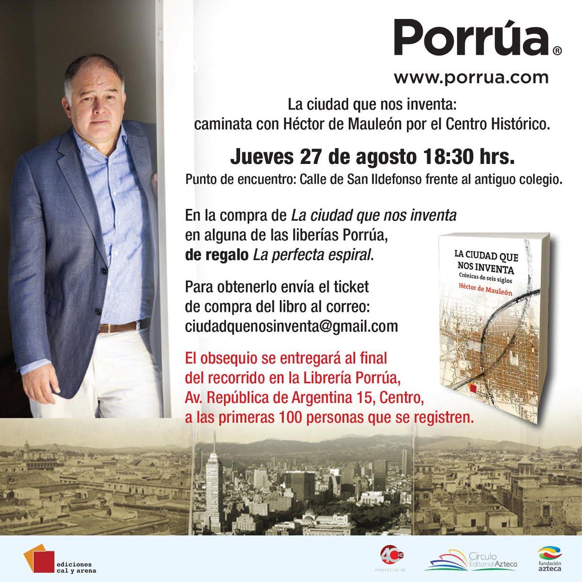 LibrosCalyArena's tweet photo. “Perderse en una ciudad, como quien se pierde en el bosque.” —Benjamin citado por @hdemauleon #LaCiudadQueNosInventa http://t.co/a4CLZdXXAv