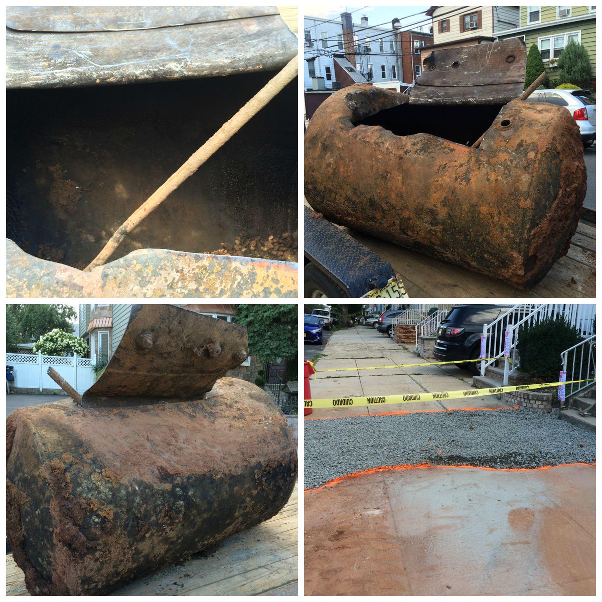 ERCenviro's tweet image. In Bayonne, NJ with an abandoned tank removal