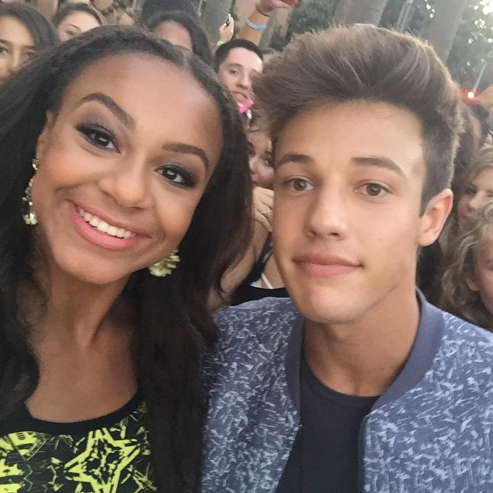 NiaSioux's tweet photo. I asked @camerondallas to be serious but he still turned out cute ... he can't help himself 😆 http://t.co/RWk7E2pAcY