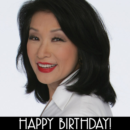 Happy Birthday to Connie Chung, who graced our cover in Summer 2006.  