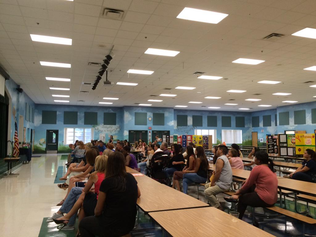 Lots of parents today at the PTA Boohoo/Yahoo Breakfast. Thanks for coming out!