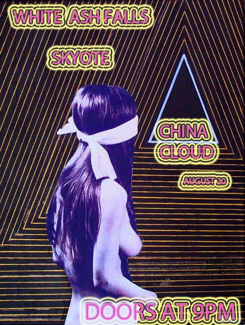 TONIGHT: <a href="/WhiteAshFalls/">White Ash Falls</a> play <a href="/thechinacloud/">The China Cloud</a> w/ Skyote! Doors @ 9pm. on.fb.me/1J7TzRF