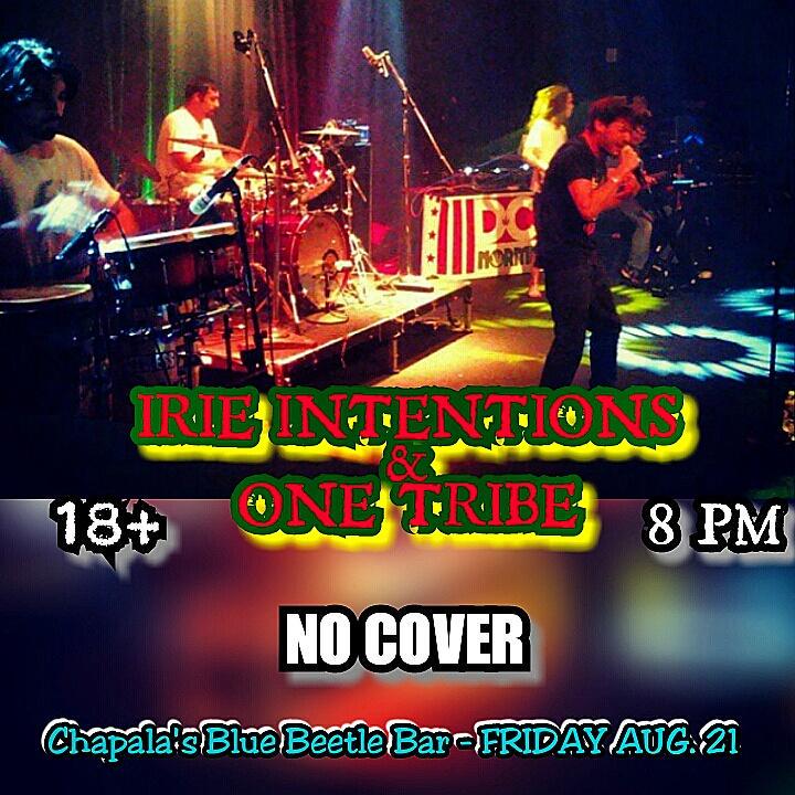 IrieIntentions's tweet photo. Tomorrow night!! 8 PM - NO COVER
#irieintentions #reggaefusion #livelifeirie #musicislife #riseoftheirietribe http://t.co/vjNVQGx8s7