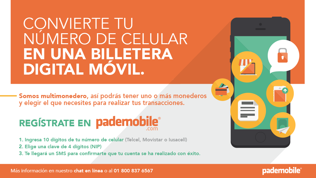 billibmx's tweet photo. Aún no tienes cuenta @Pademobile ? Convierte tu celular en una #billeteradigital. Es GRATIS! http://t.co/KkmLUeC8Aw http://t.co/fXnveW2L9p